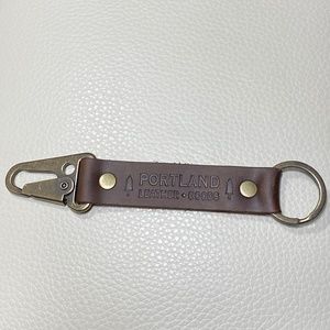 Portland Leather Goods Key Chain. Canyon